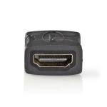 Nedis HDMI™ Adapter | HDMI ™ -udgang | HDMI ™ -udgang | Guldplateret | Lige | PVC | Antracit | 1 stk. | Box