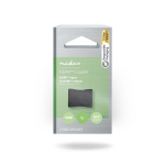 Nedis HDMI™ Adapter | HDMI ™ -udgang | HDMI ™ -udgang | Guldplateret | Lige | PVC | Antracit | 1 stk. | Box