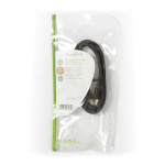 Nedis Mini DisplayPort kabel | DisplayPort 1.2 | Mini DisplayPort han | Mini DisplayPort han | 21.6 Gbps | Nikkelplateret | 1.00 m | Runde | PVC | Sort | Plastikpose