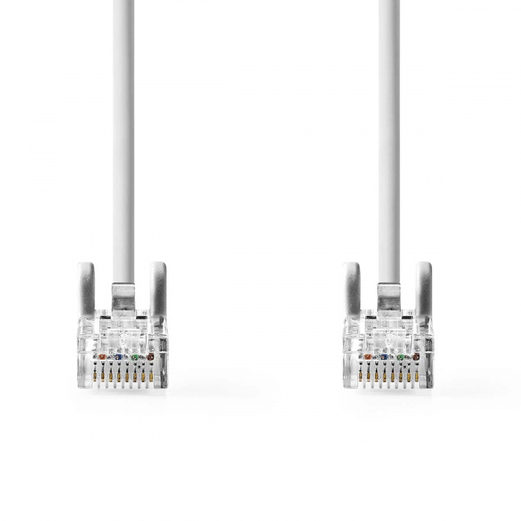 Nedis CAT5e netværkskabel | U/UTP | RJ45 Han | RJ45 Han | 2.00 m | Runde | PVC | Grå | Konvolut