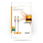 Nedis CAT5e netværkskabel | SF/UTP | RJ45 Han | RJ45 Han | 3.00 m | Runde | PVC | Grå | Konvolut