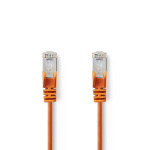 Nedis CAT5e netværkskabel | SF/UTP | RJ45 Han | RJ45 Han | 7.50 m | Runde | PVC | Orange | Plastikpose