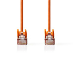 Nedis CAT5e netværkskabel | SF/UTP | RJ45 Han | RJ45 Han | 7.50 m | Runde | PVC | Orange | Plastikpose