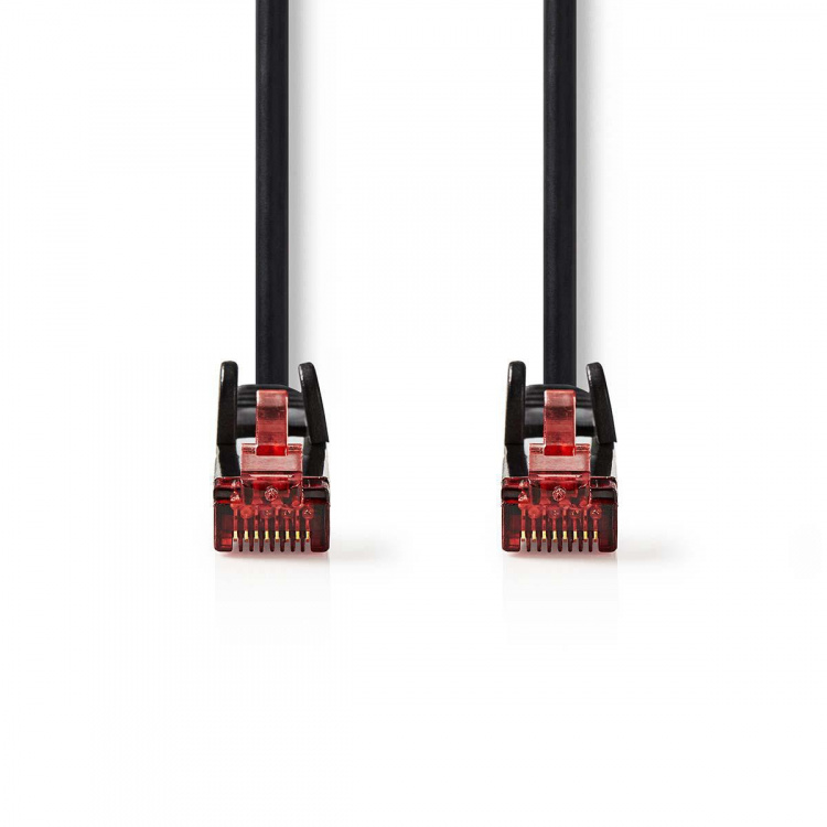 Nedis Kat 6 kabel | RJ45 Han | RJ45 Han | U/UTP | 5.00 m | Runde | PVC | Sort | Konvolut