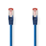 Nedis Kat 6 kabel | RJ45 Han | RJ45 Han | S/FTP | 1.50 m | Runde | LSZH | Blå | Konvolut