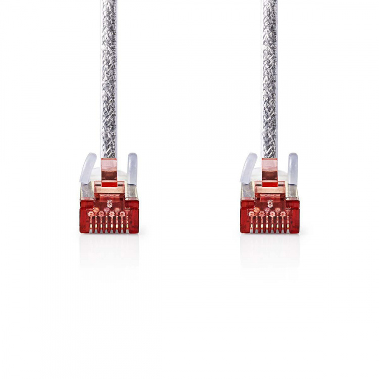 Nedis Kat 6 kabel | RJ45 Han | RJ45 Han | S/FTP | 5.00 m | Runde | LSZH | Gennemsigtig | Plastikpose