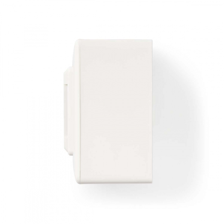 Nedis Netværksvægboks | Flush Mount | 2-Port port(s) | CAT5e | Lige | Hun | Guldplateret | PVC | Hvid | Konvolut
