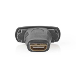 Nedis HDMI™ Adapter | HDMI™ Hun | DVI-D 24+1-Pins Hun | Guldplateret | Lige | ABS | Sort | 1 stk. | Konvolut
