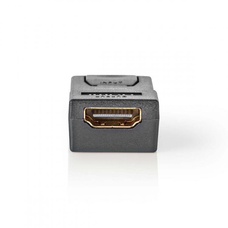 Nedis DisplayPort adapter | DisplayPort Han | HDMI ™ -udgang | 1080p@60Hz | Nikkelplateret | Lige | Runde | ABS | ABS | Sort | Box