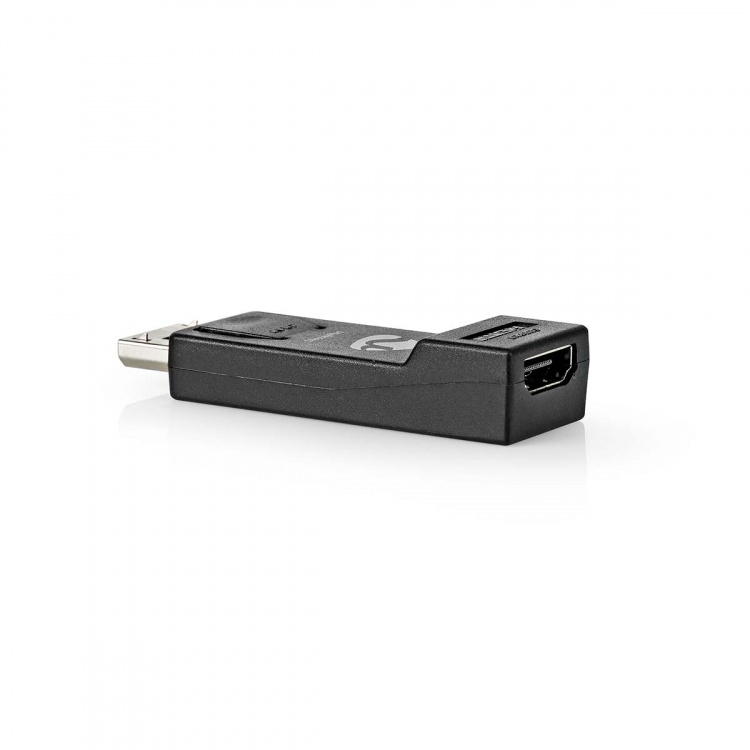 Nedis DisplayPort adapter | DisplayPort Han | HDMI ™ -udgang | 1080p@60Hz | Nikkelplateret | Lige | Runde | ABS | ABS | Sort | Box
