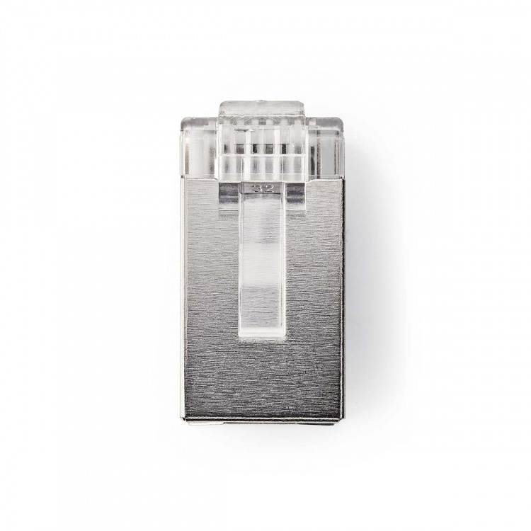 Nedis RJ45-stik | Han | Solid STP CAT5 | Lige | Guldplateret | 10 stk. | PVC | Gennemsigtig | Box