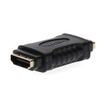 Nedis HDMI™ Adapter | HDMI ™ -udgang | HDMI ™ -udgang | Guldplateret | Lige | ABS | Sort | 1 stk. | Box