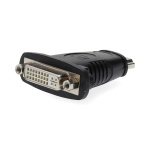 Nedis HDMI™ Adapter | HDMI™ Stik | DVI-D 24+1-Pins Hun | Guldplateret | Lige | ABS | Sort | 1 stk. | Box