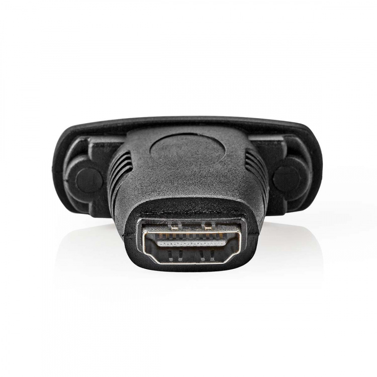 Nedis HDMI™ Adapter | HDMI™ Input | DVI-D 24+1-Pins Hun | Nikkelplateret | Lige | ABS | Sort | 1 stk. | Box