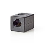 Nedis Netværkskobling | CAT5e / CAT6 | Uskærmet | RJ45 Hun | RJ45 Hun | Lige | ABS | Box