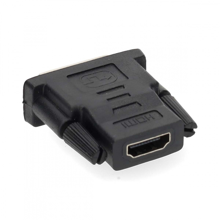 Nedis HDMI™ Adapter | DVI-D 24 + 1-pin han | HDMI ™ -udgang | Nikkelplateret | Lige | ABS | Sort | 1 stk. | Box