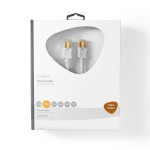 Nedis Kat 6 kabel | RJ45 Han | RJ45 Han | F/UTP | 10.0 m | Runde | LSZH / PVC | Hvid | Window Box