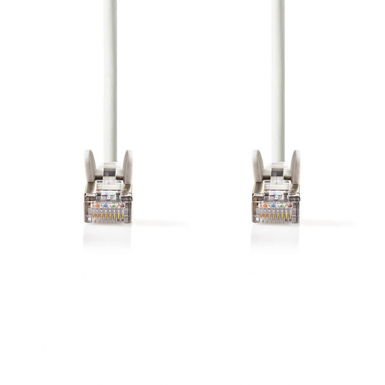 Nedis CAT5e netværkskabel | SF/UTP | RJ45 Han | RJ45 Han | 5.00 m | Runde | PVC | Hvid | Blister