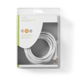 Nedis CAT5e netværkskabel | SF/UTP | RJ45 Han | RJ45 Han | 5.00 m | Runde | PVC | Hvid | Blister