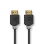 Nedis Ultra High Speed ​​HDMI ™ kabel | HDMI™ Stik | HDMI™ Stik | 8K@60Hz | 48 Gbps | 2.00 m | Runde | 6.5 mm | Antracit | Box