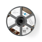 Nedis Højtaler Kabel | 2 x 1.50 mm² | Kobber | 100.0 m | Runde | PVC | Rød / Sort | Rulle