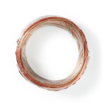Nedis Højtaler Kabel | 2 x 0.75 mm² | CCA | 15.0 m | Runde | PVC | Gennemsigtig | Folie