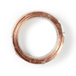 Nedis Højtaler Kabel | 2 x 1.50 mm² | CCA | 15.0 m | Runde | PVC | Gennemsigtig | Folie