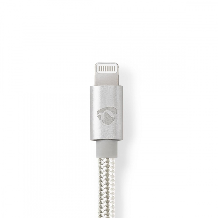 Nedis Lightning Adapter | Apple Lightning 8-pin | 3.5 mm Hanstik | Guldplateret | 1.00 m | Runde | Nylon | Cover Window Box