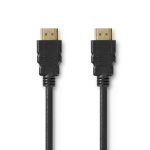 Nedis Premium High Speed ​​HDMI ™ kabel med Ethernet | HDMI™ Stik | HDMI™ Stik | 4K@60Hz | 18 Gbps | 2.00 m | Runde | PVC | Sort | Konvolut