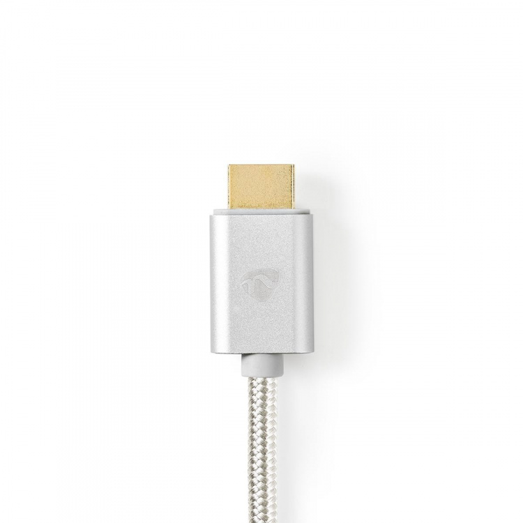Nedis USB-C™ Adapter | USB 3.2 Gen 1 | USB-C™ Han | HDMI™ Stik | 4K@60Hz | 18 Gbps | 2.00 m | Runde | Guldplateret | Flettet / Nylon | Aluminium | Cover Window Box Nedis USB-C™ Adapter | USB 3.2 Gen 1 | USB-C™ Han | HDMI™ Stik | 4K@60Hz | 18 Gbps | 2.00 m | Runde | Guldplateret | Flettet / Nylon | Aluminium | Cover Window Box
