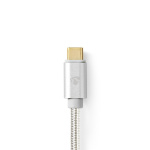 Nedis USB-C™ Adapter | USB 3.2 Gen 1 | USB-C™ Han | HDMI™ Stik | 4K@60Hz | 18 Gbps | 2.00 m | Runde | Guldplateret | Flettet / Nylon | Aluminium | Cover Window Box Nedis USB-C™ Adapter | USB 3.2 Gen 1 | USB-C™ Han | HDMI™ Stik | 4K@60Hz | 18 Gbps | 2.00 m | Runde | Guldplateret | Flettet / Nylon | Aluminium | Cover Window Box