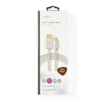 Nedis USB-C™ Adapter | USB 3.2 Gen 1 | USB-C™ Han | HDMI™ Stik | 4K@60Hz | 18 Gbps | 2.00 m | Runde | Guldplateret | Flettet / Nylon | Aluminium | Cover Window Box Nedis USB-C™ Adapter | USB 3.2 Gen 1 | USB-C™ Han | HDMI™ Stik | 4K@60Hz | 18 Gbps | 2.00 m | Runde | Guldplateret | Flettet / Nylon | Aluminium | Cover Window Box