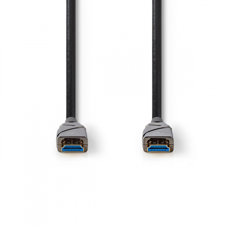 Nedis Aktiv Optisk High Speed ​​HDMI-kabel med Ethernet | HDMI™ Stik | HDMI™ Stik | 4K@60Hz | 18 Gbps | 40.0 m | Runde | PVC | Sort | Gaveæske