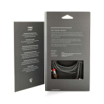 Nedis Stereo Audio kabel | 2x RCA Hanstik | 2x RCA Hanstik | Guldplateret | 5.00 m | Runde | Grå / Gun Metal Grå | Cover Window Box