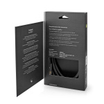 Nedis High Speed ​​HDMI ™ kabel med Ethernet | HDMI™ Stik | HDMI™ Stik | 4K@60Hz | ARC | 18 Gbps | 2.00 m | Runde | Bomuld | Gun Metal Grå | Cover Window Box