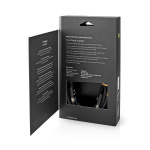 Nedis High Speed ​​HDMI ™ kabel med Ethernet | HDMI™ Stik | HDMI™ Stik | 4K@60Hz | ARC | 18 Gbps | 3.00 m | Runde | Bomuld | Gun Metal Grå | Cover Window Box