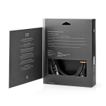 Nedis High Speed ​​HDMI ™ kabel med Ethernet | HDMI™ Stik | HDMI™ Stik | 4K@60Hz | ARC | 18 Gbps | 5.00 m | Runde | Bomuld | Gun Metal Grå | Cover Window Box