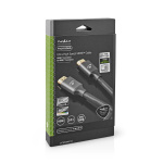 Nedis Ultra High Speed HDMI ™ kabel | HDMI™ Stik | HDMI™ Stik | 8K@60Hz | 48 Gbps | 2.00 m | Runde | 6.3 mm | Gun Metal Grå | Cover Window Box Nedis Ultra High Speed HDMI ™ kabel | HDMI™ Stik | HDMI™ Stik | 8K@60Hz | 48 Gbps | 2.00 m | Runde | 6.3 mm | Gun Metal Grå | Cover Window Box