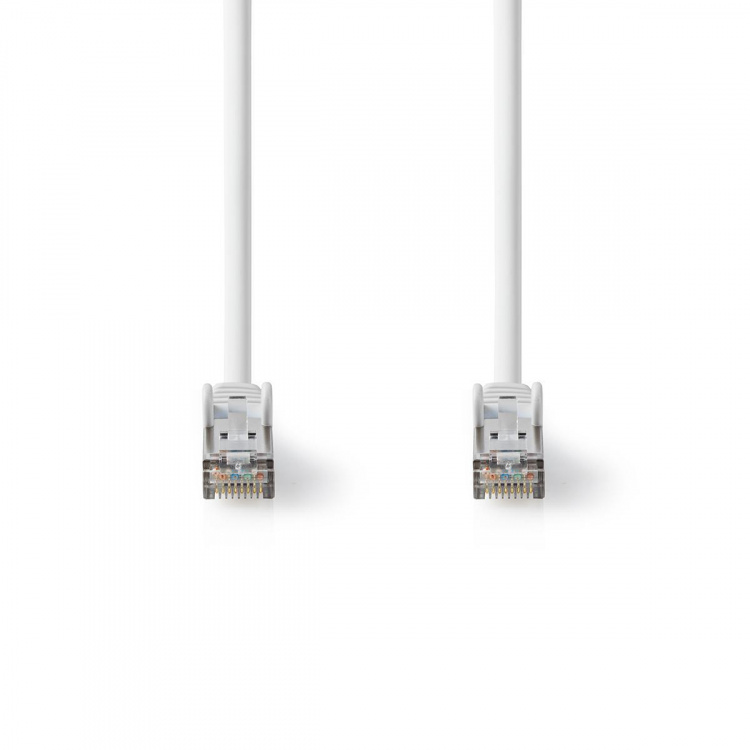 Nedis Cat 8.1 netværkskabel | S/FTP | RJ45 Han | RJ45 Han | 0.25 m | Runde | LSZH | Hvid | Konvolut