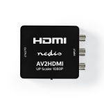 Nedis HDMI ™ Converter | 3x RCA Female | 1x HDMI™ Output | 1-vejs | 1080p | 1.65 Gbps | ABS | Antracit