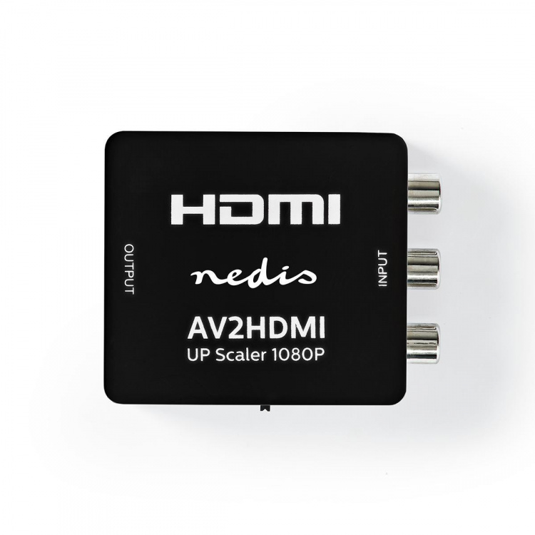 Nedis HDMI ™ Converter | 3x RCA Female | 1x HDMI™ Output | 1-vejs | 1080p | 1.65 Gbps | ABS | Antracit