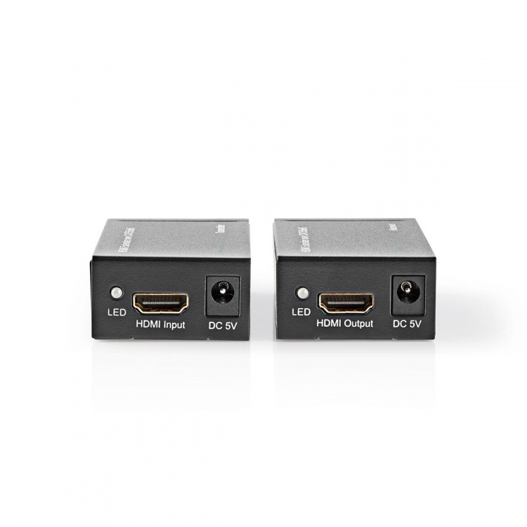 Nedis HDMI ™ Extender | Over Cat6 | Op til 60.0 m | 1080p | 1.65 Gbps | Metal | Antracit