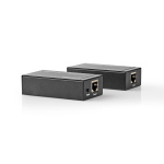 Nedis HDMI ™ Extender | Over Cat6 | Op til 60.0 m | 1080p | 1.65 Gbps | Metal | Antracit
