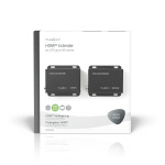 Nedis HDMI ™ Extender | Over Cat6 | Op til 50.0 m | 4K@30Hz | 10.2 Gbps | IR Retur-funktion | Metal | Antracit