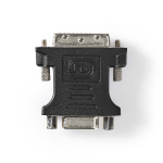 Nedis DVI-adapter | DVI-I 24+5-Pin Han | VGA Hun | Nikkelplateret | Lige | PVC | Sort | Box