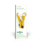 Nedis Kabelafisoleringstang | Stripping tang | ABS / Stål | Gul / Sort