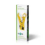 Nedis Kabelafisoleringstang | Stripping tang | ABS / Stål | Gul / Sort