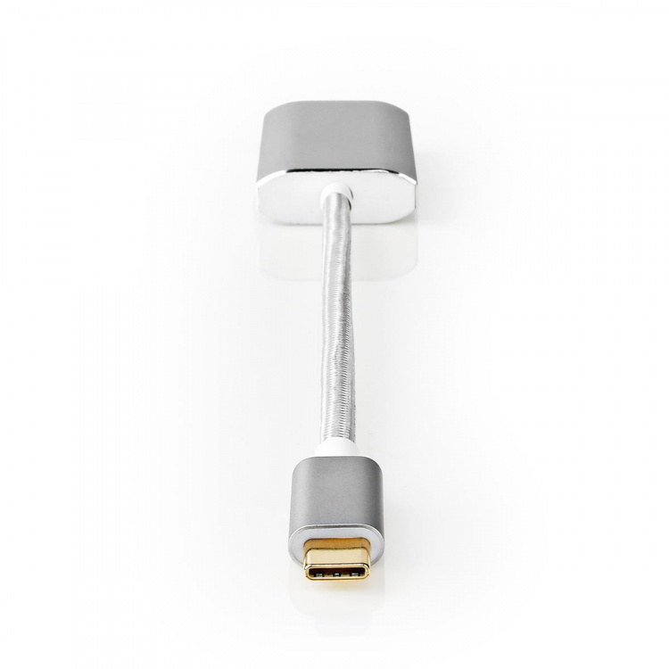 Nedis USB-C™ Adapter | USB 3.2 Gen 1 | USB-C™ Han | HDMI ™ -udgang | 4K@60Hz | Power delivery | 0.20 m | Runde | Guldplateret | Flettet / Nylon | Sølv | Cover Window Box Nedis USB-C™ Adapter | USB 3.2 Gen 1 | USB-C™ Han | HDMI ™ -udgang | 4K@60Hz | Power delivery | 0.20 m | Runde | Guldplateret | Flettet / Nylon | Sølv | Cover Window Box