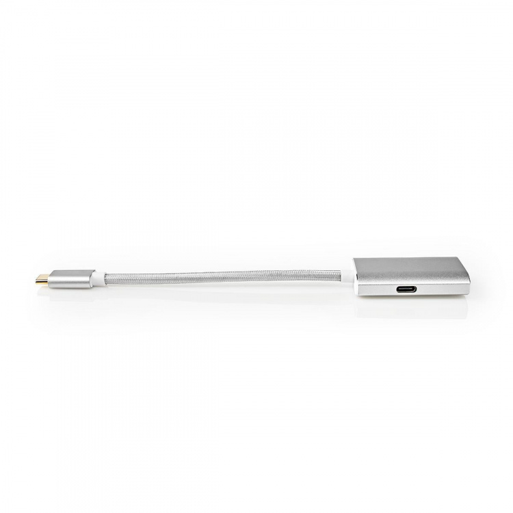 Nedis USB-C™ Adapter | USB 3.2 Gen 1 | USB-C™ Han | HDMI ™ -udgang | 4K@60Hz | Power delivery | 0.20 m | Runde | Guldplateret | Flettet / Nylon | Sølv | Cover Window Box Nedis USB-C™ Adapter | USB 3.2 Gen 1 | USB-C™ Han | HDMI ™ -udgang | 4K@60Hz | Power delivery | 0.20 m | Runde | Guldplateret | Flettet / Nylon | Sølv | Cover Window Box