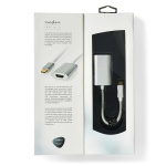 Nedis USB-C™ Adapter | USB 3.2 Gen 1 | USB-C™ Han | HDMI ™ -udgang | 4K@60Hz | Power delivery | 0.20 m | Runde | Guldplateret | Flettet / Nylon | Sølv | Cover Window Box Nedis USB-C™ Adapter | USB 3.2 Gen 1 | USB-C™ Han | HDMI ™ -udgang | 4K@60Hz | Power delivery | 0.20 m | Runde | Guldplateret | Flettet / Nylon | Sølv | Cover Window Box
